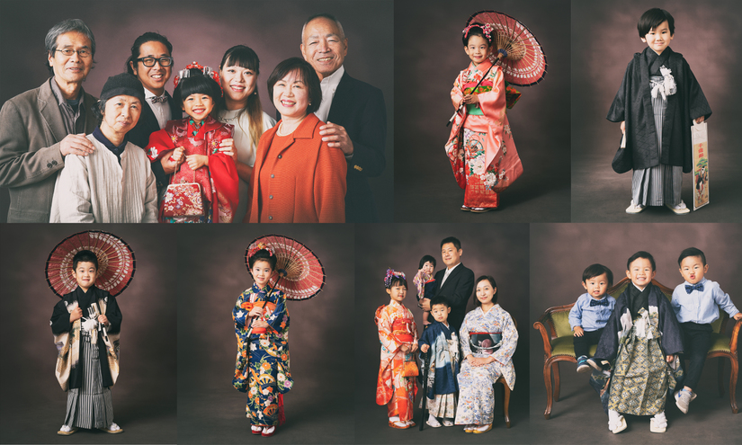 撮影写真フォトギャラリー｜東京都八王子市にあるフォトスタジオ｜記念写真・古い写真の修整・修復・復元は写真館桃屋美術へ